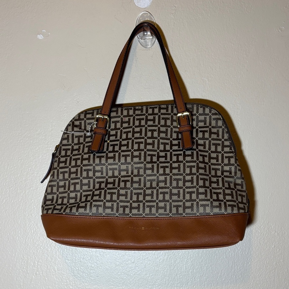 Tommy Hilfiger Signature Pattern Satchel